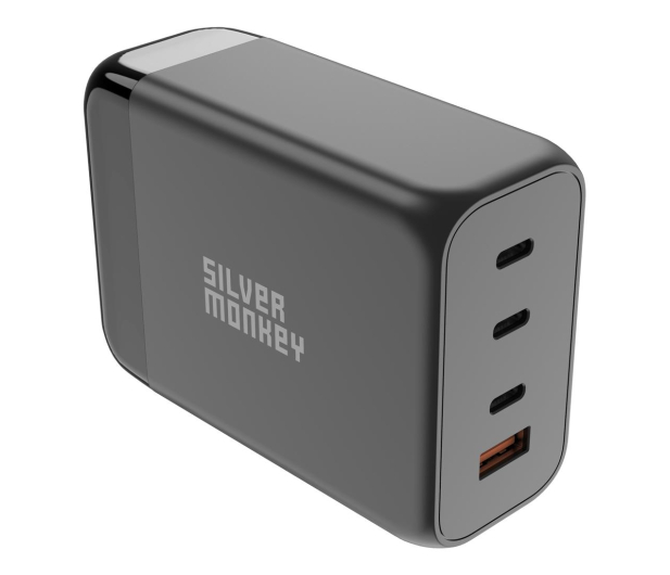 SILVER MONKEY GaN 200W USB-C PD + USB 3.0 QC B - 1097689 - zdjęcie 2